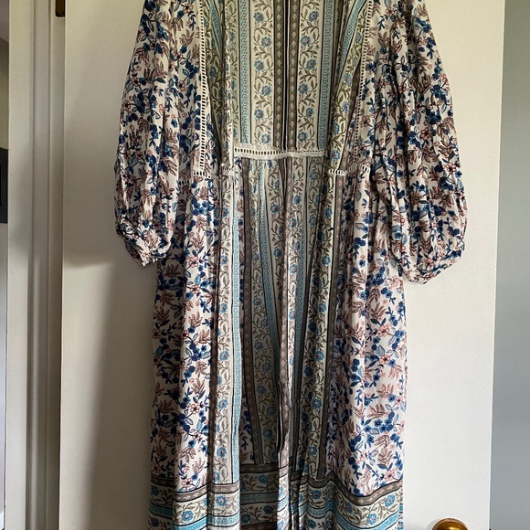 Angie Tops - Angie Boho Maxi Duster Kimono